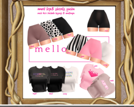 Second Life Marketplace - mellowcute-marli-top nude